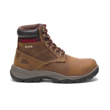 Botas Impermeáveis Caterpillar Dryverse 6" Waterproof Feminino Marrom | CAT452-PT
