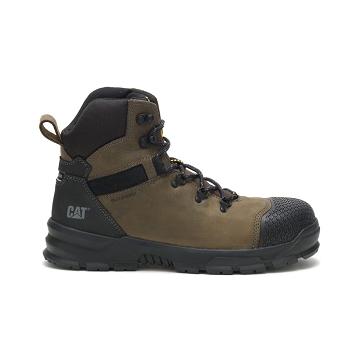 Botas Segurança Caterpillar Accomplice X Waterproof Steel Biqueira Masculino Verde Oliva | CAT090-PT