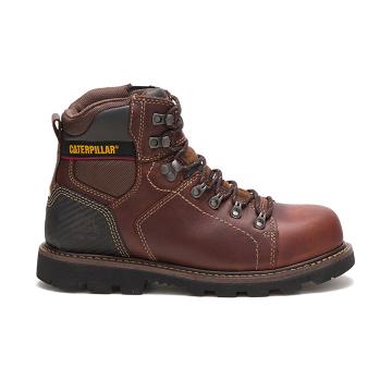 Botas Segurança Caterpillar Alaska 2.0 Steel Biqueira Masculino Marrom | CAT068-PT