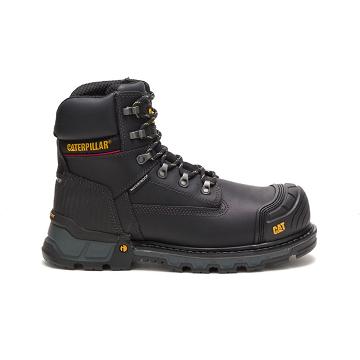 Botas Segurança Caterpillar Excavator XL 6" Waterproof Composite Biqueira Masculino Pretas | CAT048-