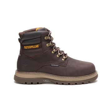 Botas Segurança Caterpillar Fairbanks 6" Waterproof Steel Biqueira Masculino Cafes | CAT004-PT