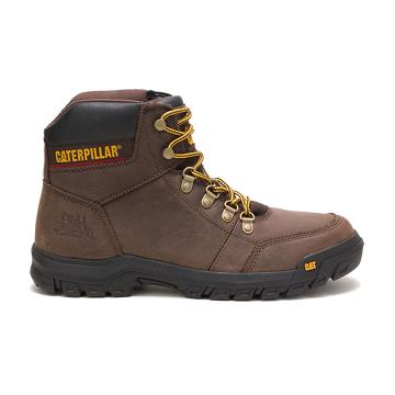 Botas Segurança Caterpillar Outline Masculino Marrom | CAT019-PT