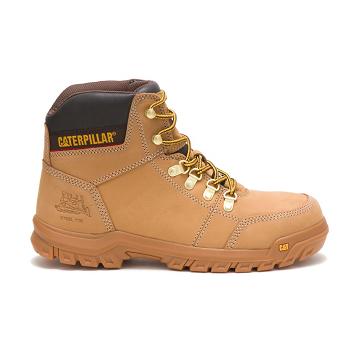 Botas Segurança Caterpillar Outline Steel Biqueira Masculino Marrom | CAT052-PT