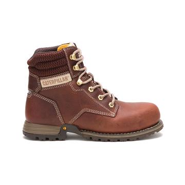 Botas Segurança Caterpillar Paisley 6" Steel Biqueira Feminino Cafes | CAT432-PT