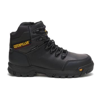Botas Segurança Caterpillar Resorption Waterproof Composite Biqueira Masculino Pretas | CAT055-PT