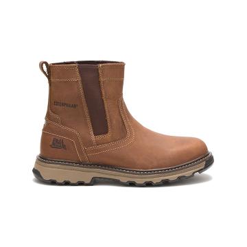 Botas de Trabalho Caterpillar Pelton Masculino Marrom | CAT098-PT